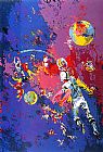 Satellite Football by Leroy Neiman